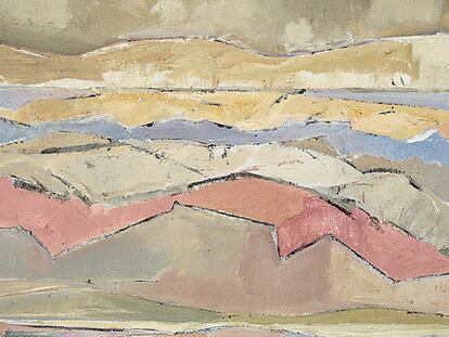 <i>Paisaje quebrado</i> (1983), de Caneja.