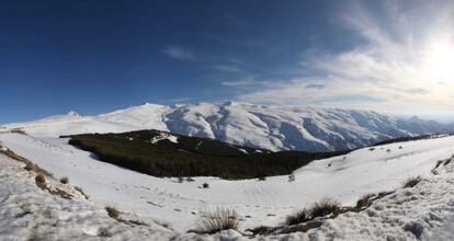 Vista de Sierra Nevada (Granada), un lugar &uacute;nico para medir el cambio clim&aacute;tico.