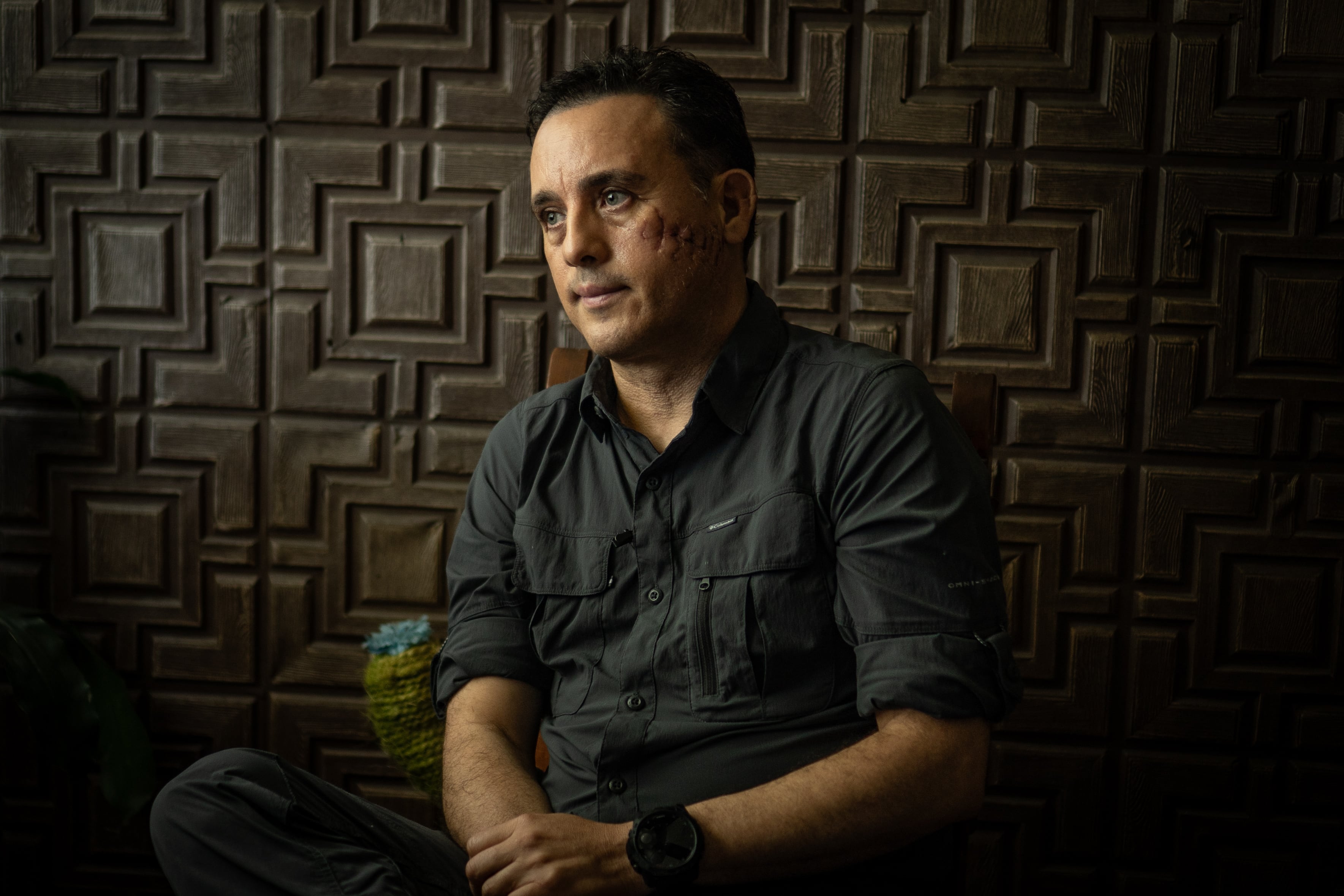 El biólogo marino mexicano, Mauricio Hoyos.