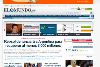 Página web de ElMundo.es