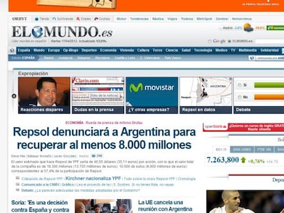 Página web de ElMundo.es