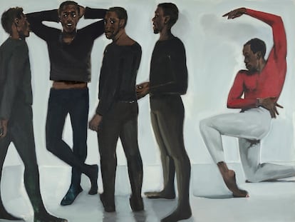 'A Transformation', 2022, de Lynette Yiadom-Boakye.