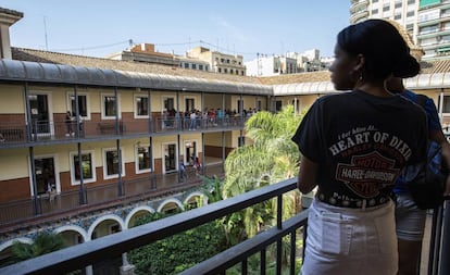 Alumnos en el instituto Lluís Vives de Valencia.