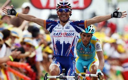 Purito en Mende su primera victoria en el Tour (2010)