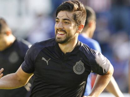 Pizarro celebra su gol contra Cruz Azul