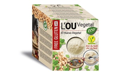 La última novedad de Hort del Silenci es un producto vegetal, preparado con harina de garbanzos condicionada para ser un sustituto del huevo. Dos cucharadas soperas equivalen a un huevo medio, y si se añade agua se consigue la textura de un huevo batido. Es apto para hacer pasteles, tortilla de patatas o verduras. 