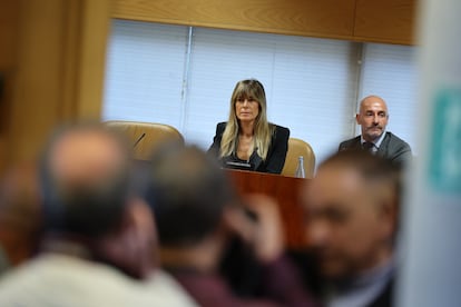 Begoña Gómez, durante su comparecencia en la Asamblea de Madrid, el pasado 13 de noviembre de 2024.