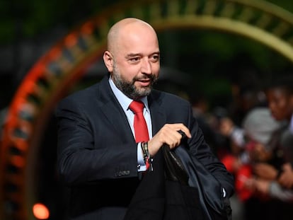 Gerard López durante la gala del sindicato de futbolistas de Francia, en mayo de 2019.