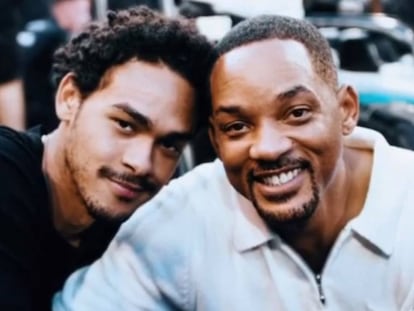 Will Smith y Trey Smith en el Gran Premio de Fórmula 1 de Abu Dabi.