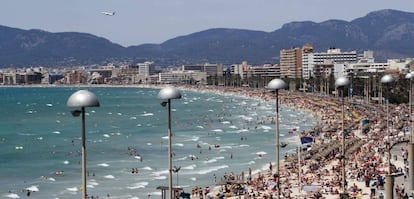 Playa del Arenal en Palma de Mallorca