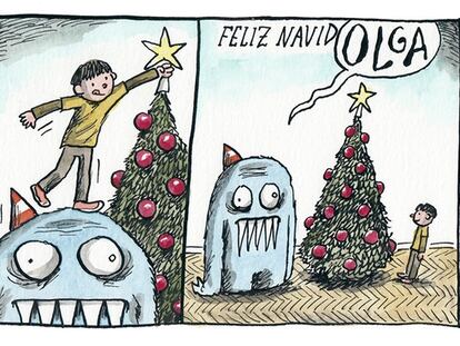 Olga les desea Feliz Navidad