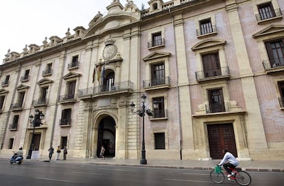 Fachada del Tribunal Superior valenciano.