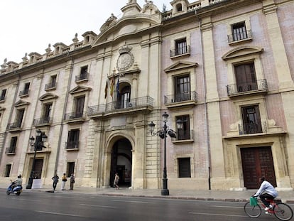 Fachada del Tribunal Superior valenciano.