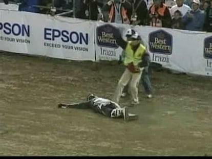 Terrible accidente en una competición de motocross en Costa Rica
