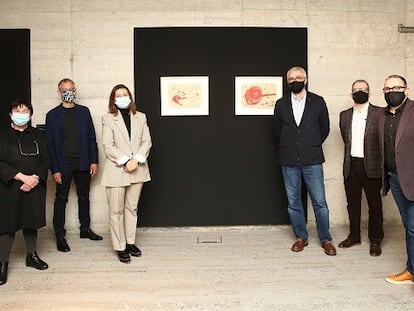 Los representantes de la Universitat Pompeu Fabra y la Fundació Joan Miró, después de la firma del convenio de colaboración entre las dos entidades
UNIVERSITAT POMPEU FABRA
28/10/2020