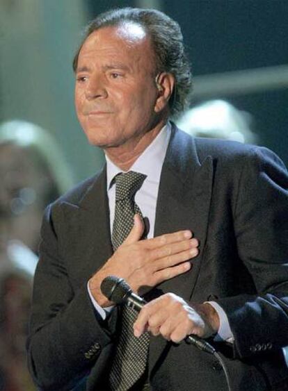 Julio Iglesias, durante una actuación en Karlsruhe (Alemania), el pasado mes de septiembre.