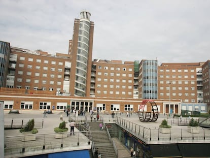 Fachada del hospital de Cruces en Barakaldo.