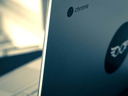 Ordenador Chromebook con ChromeOS.