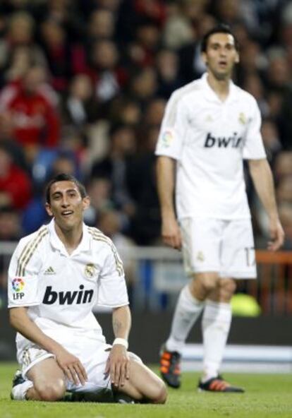Di María, en el partido del pasado domingo ante el Valencia.