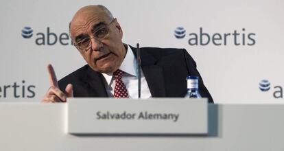 El presidente de Abertis, Salvador Alemany. 