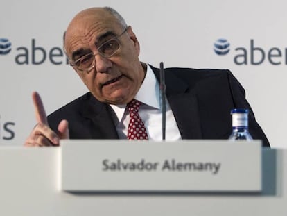 El presidente de Abertis, Salvador Alemany. 