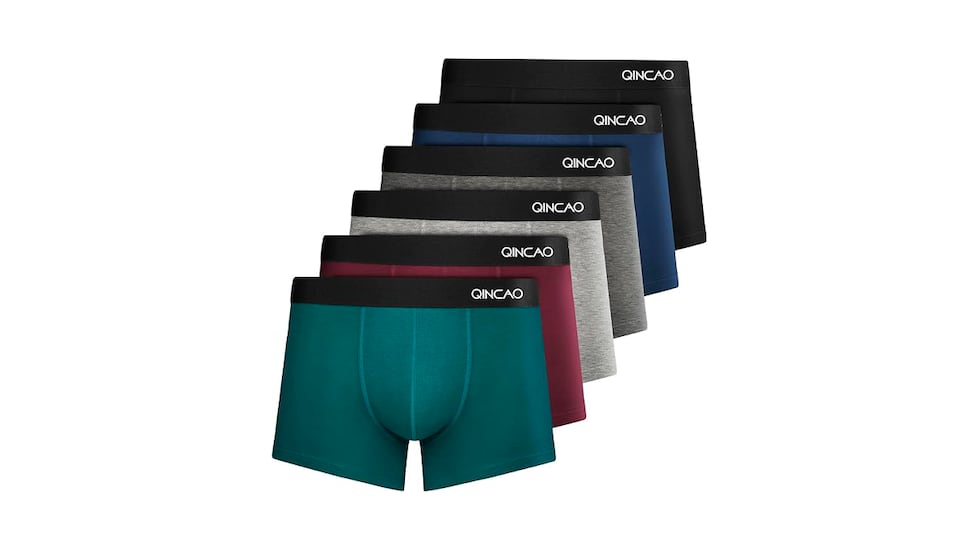 Calzoncillos Hombre Boxer 3 Pares De Seda Sin Costura-Azul