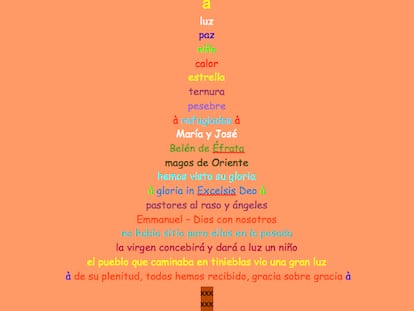 Una felicitación de Navidad muy especial