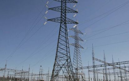 Torres eléctricas en Salamanca.