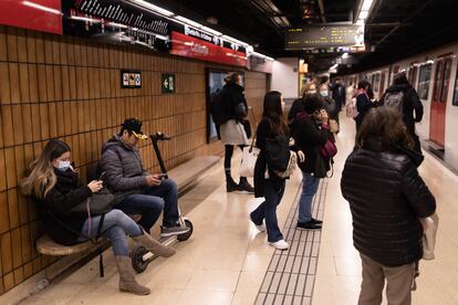 Patinetes Metro Barcelona