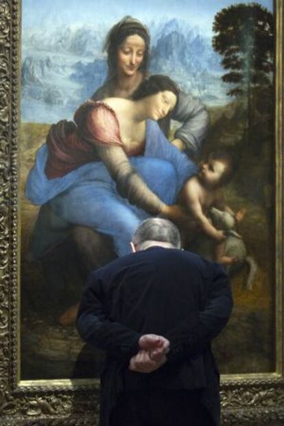 La 'Santa Ana' de Leonardo da Vinci, expuesta tras su controvertida restauración.