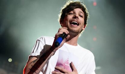 El cantante Louis Tomlinson el 1 de diciembre de 2015. 