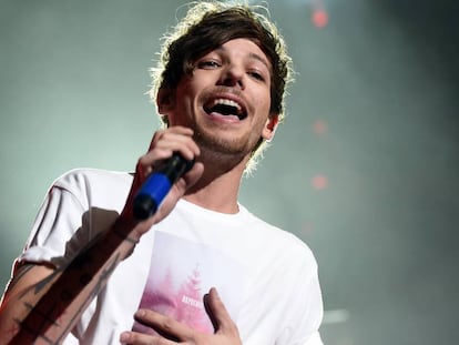 El cantante Louis Tomlinson el 1 de diciembre de 2015. 