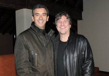 Florencio Randazzo (i) y Amado Boudou (d) cuando formaban parte del gabinete nacional.