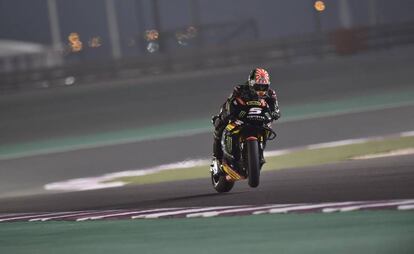 Johann Zarco logró la primera pole en el circuito de Qatar.