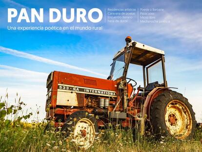 Cartel del certamen de poesía Pan Duro. 