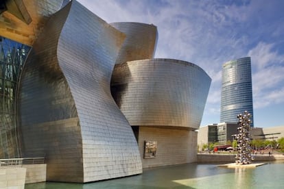 Exterior del Museo Guggenheim de Bilbao.