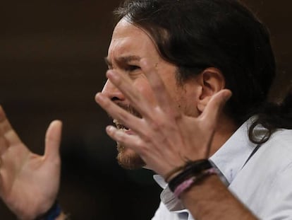 El secretario general de Podemos, Pablo Iglesias.