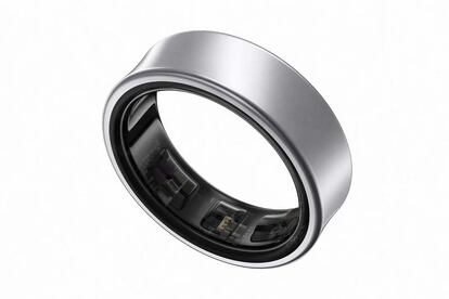 Anillo inteligente Samsung Galaxy Ring de color gris