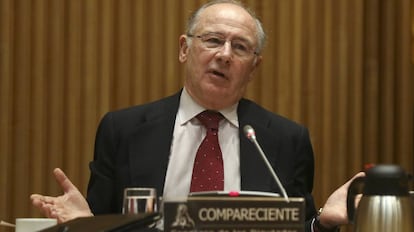 Rato, en una comparecencia en el Congreso.