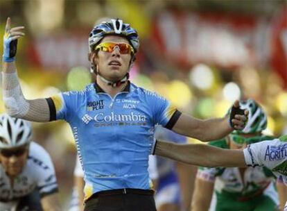 Cavendish celebra su cuarto triunfo de etapa