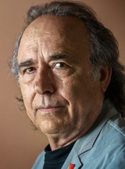 Serrat, durante la entrevista.