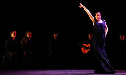 La bailaora María Pagés, durante su actuación.