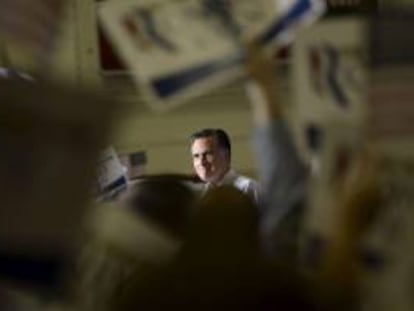 En la imagen, el candidato republicano a la presidencia estadounidense, Mitt Romney. EFE/Archivo