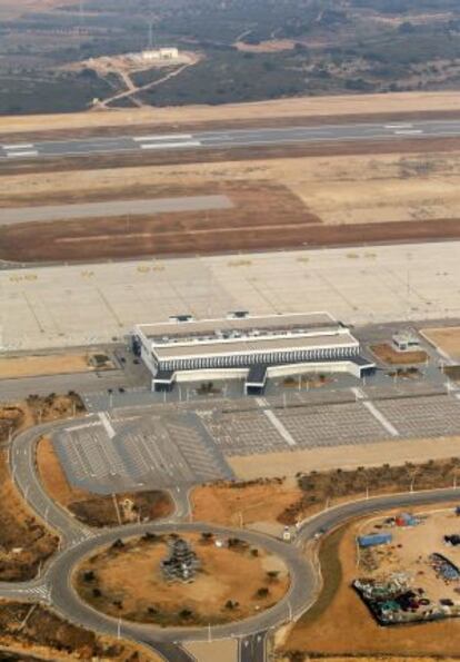 Vista a&eacute;rea del aeropuerto de Castell&oacute;n.