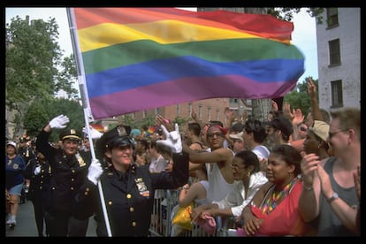 Marcha del Orgullo en Nueva York, el 27 de junio de 1999.