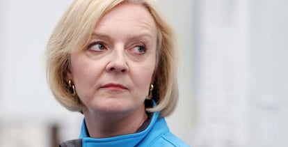 La primera ministra británica, Liz Truss. 