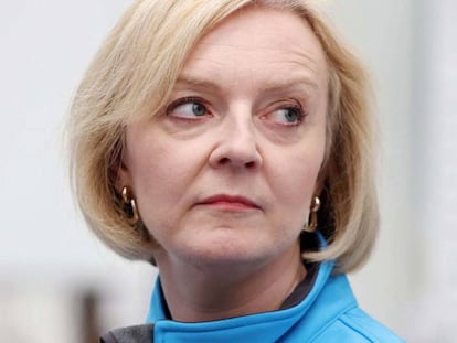 La primera ministra británica, Liz Truss. 