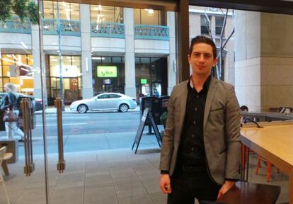 Eoghan O’Sullivan, creador de Von Bismark, durante su visita a San Francisco.