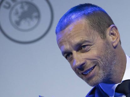 El presidente de la UEFA, Aleksander Ceferin