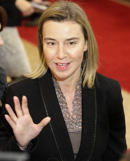 Federica Mogherini, alta representante de la UE para Asuntos Exteriores